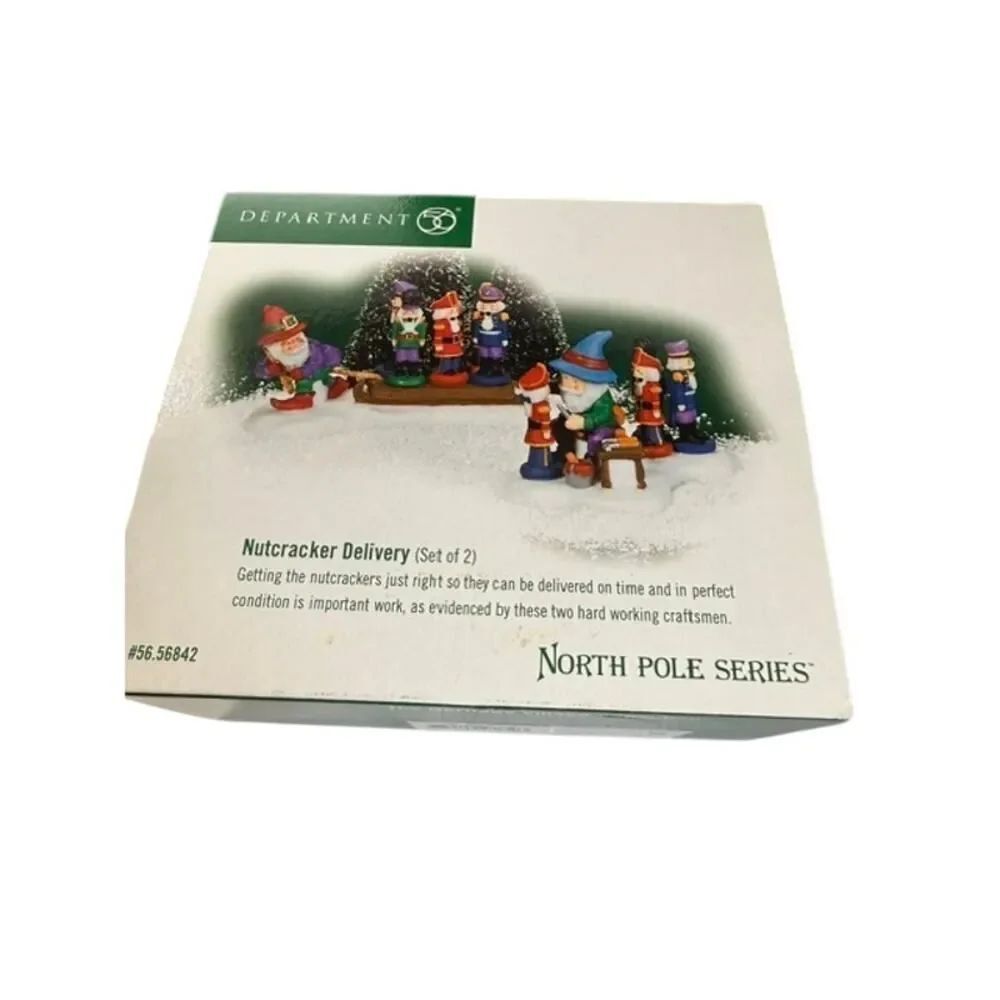 Vintage Department 56 North Pole Nutcracker Delivery #56842 w/ Box Complete